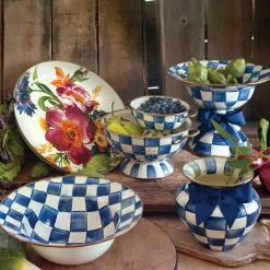 White Flower Market Abundant Bowl