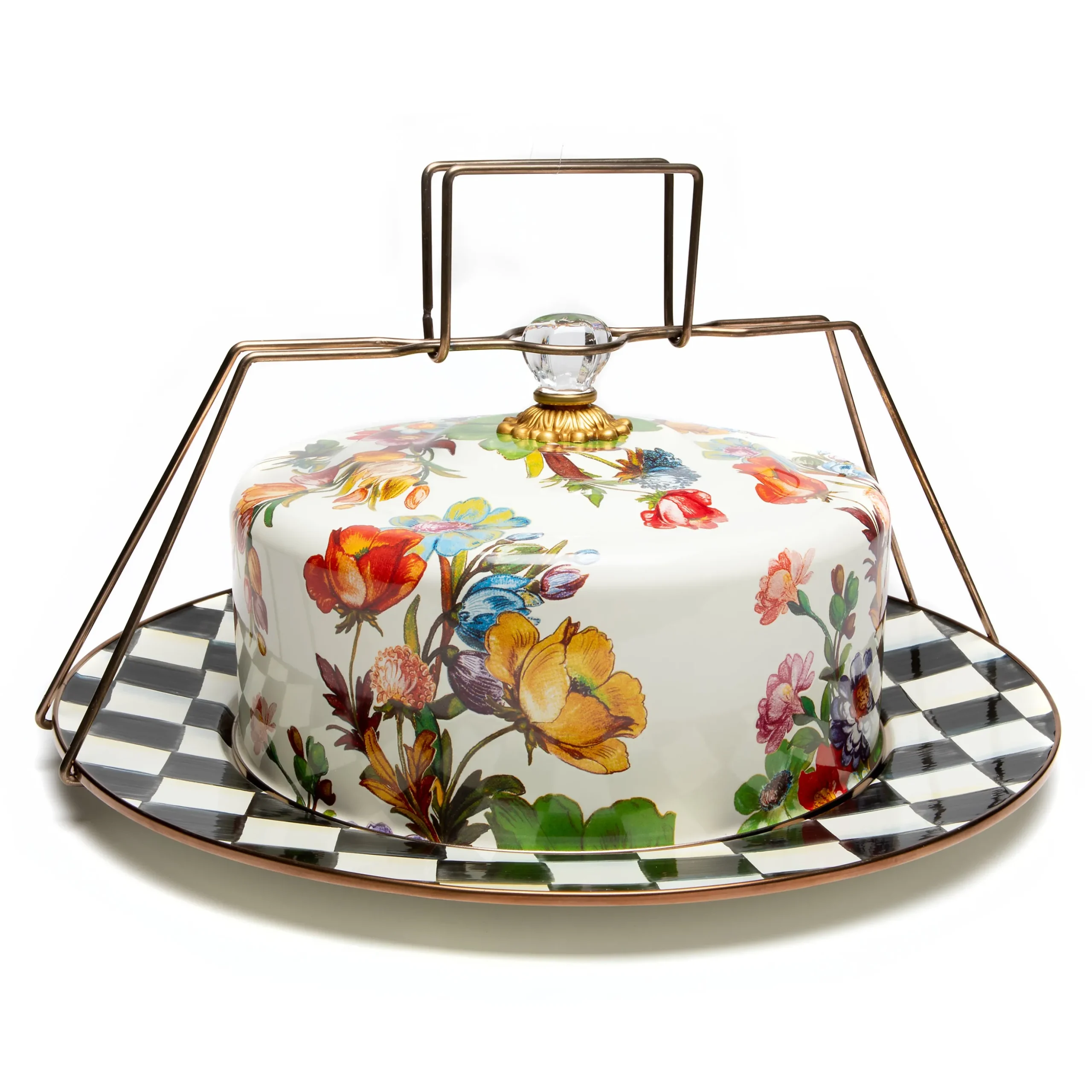 White Flower Market Cake Carrier