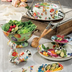 White Flower Market Cake Carrier
