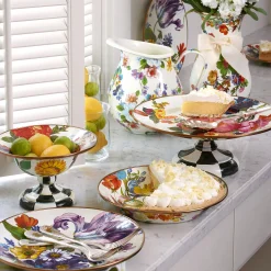 White Flower Market Pitcher