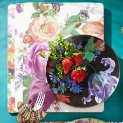 White Flower Market Placemats, Set of 4