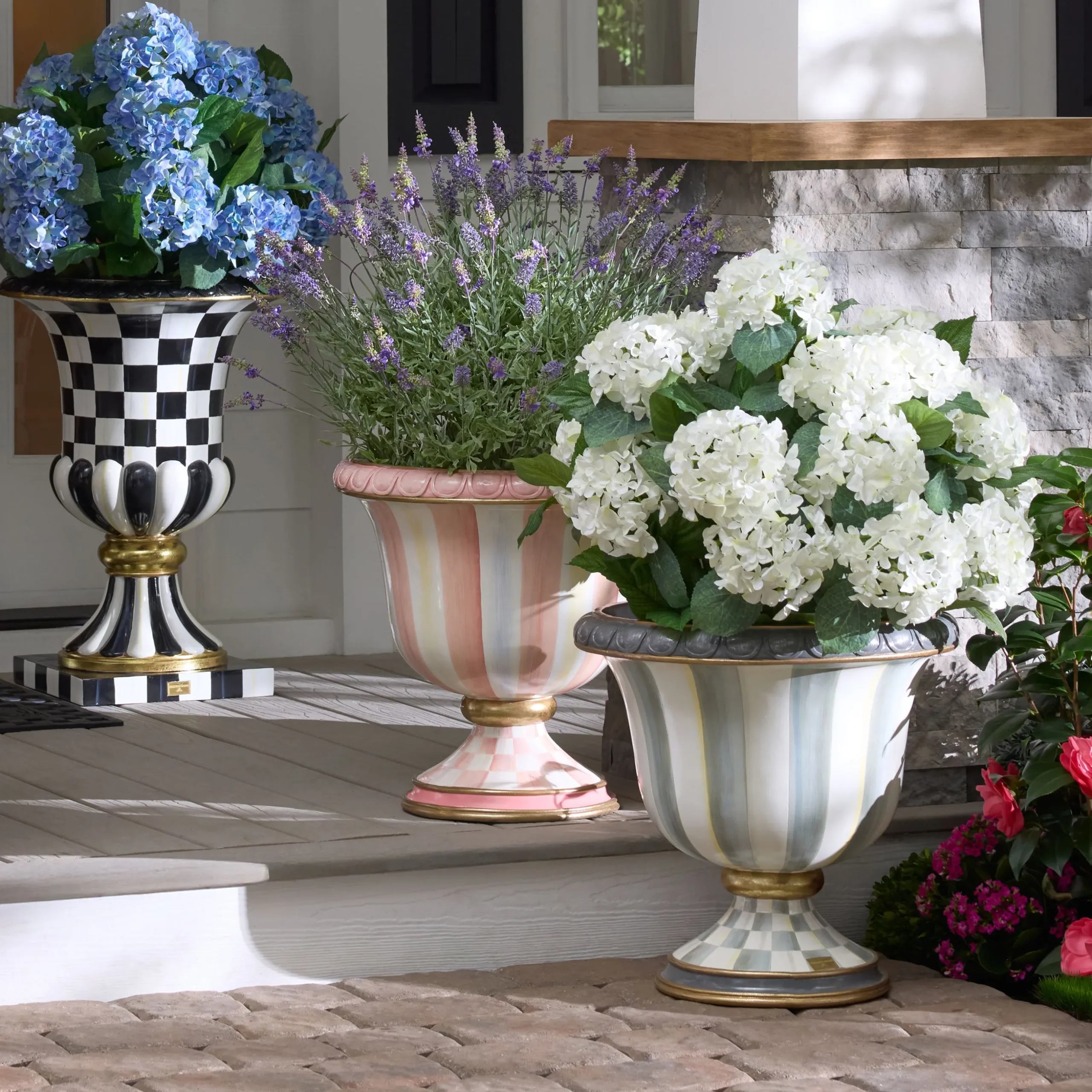 White Hydrangea Urn Filler