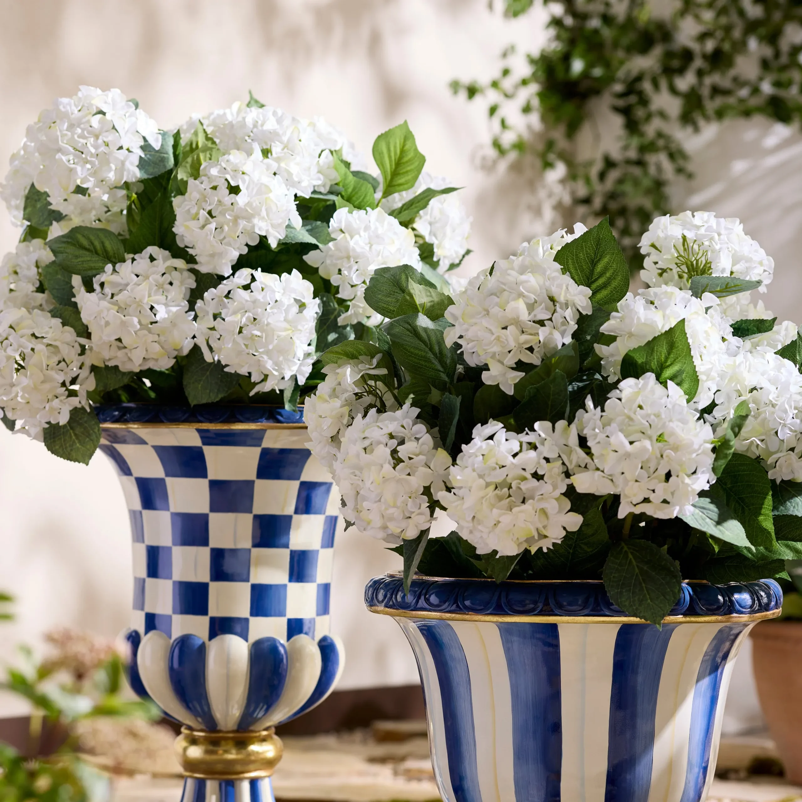 White Hydrangea Urn Filler