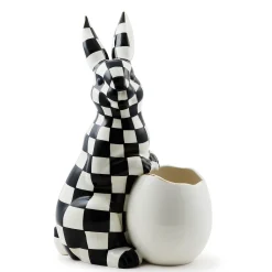 White Rabbit Ceramic Large Bunny Vase