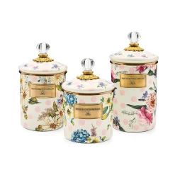 Wildflowers Pink Large Canister