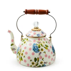Wildflowers Pink 3 Qt. Tea Kettle