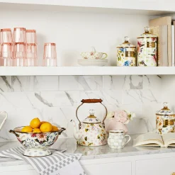 Wildflowers Pink 2 Quart Tea Kettle