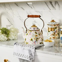 Wildflowers Pink 2 Quart Tea Kettle