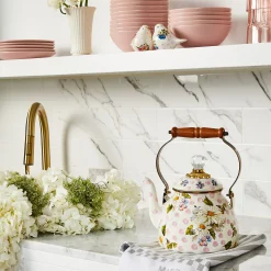 Wildflowers Pink 2 Quart Tea Kettle