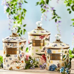 Wildflowers Yellow Small Canister
