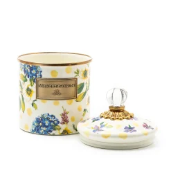 Wildflowers Yellow Small Canister