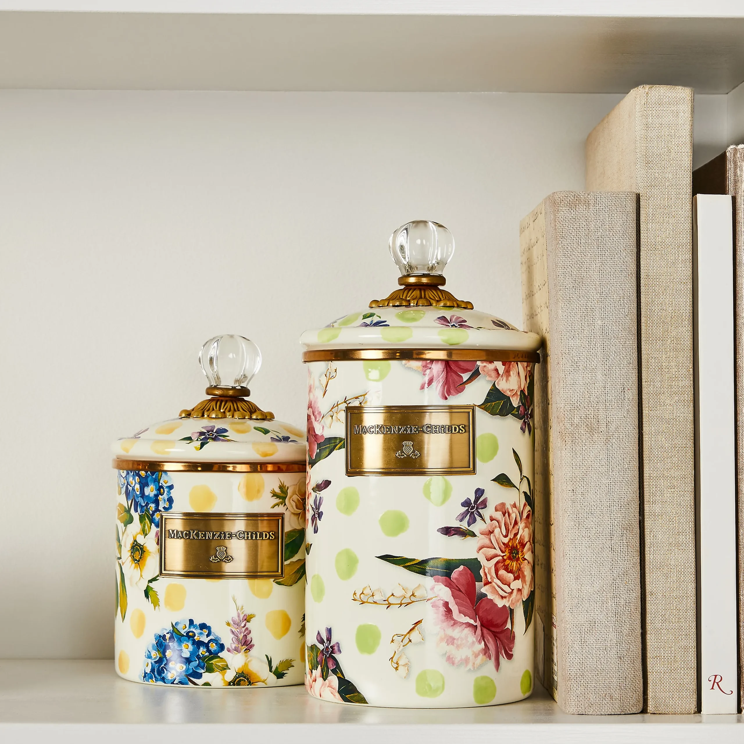 Wildflowers Yellow Small Canister