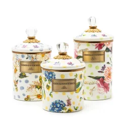 Wildflowers Yellow Small Canister