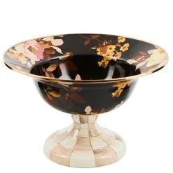 Wild Rose Brown Large Compote