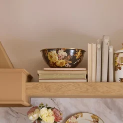 Wild Rose Brown Medium Everyday Bowl