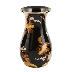 Wild Rose Brown Tall Vase