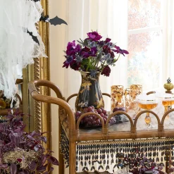 Wild Rose Brown Tall Vase