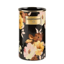 Wild Rose Brown Utensil Holder