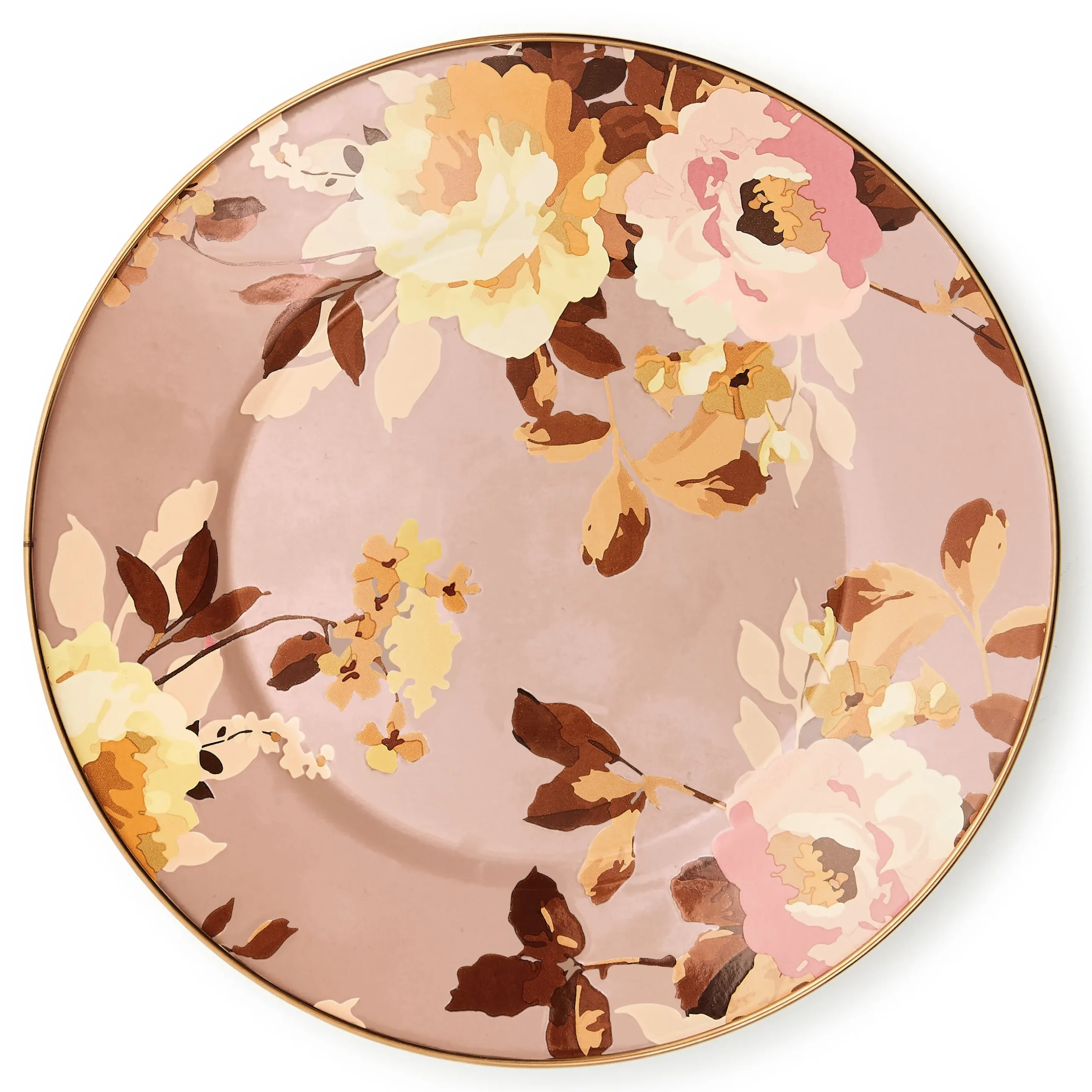 Wild Rose Mauve Dinner Plate