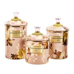 Wild Rose Mauve Large Canister