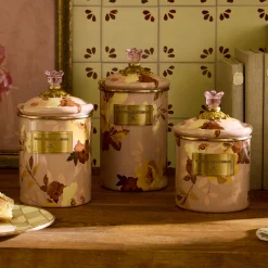 Wild Rose Mauve Large Canister