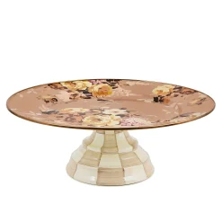Wild Rose Mauve Large Pedestal Platter