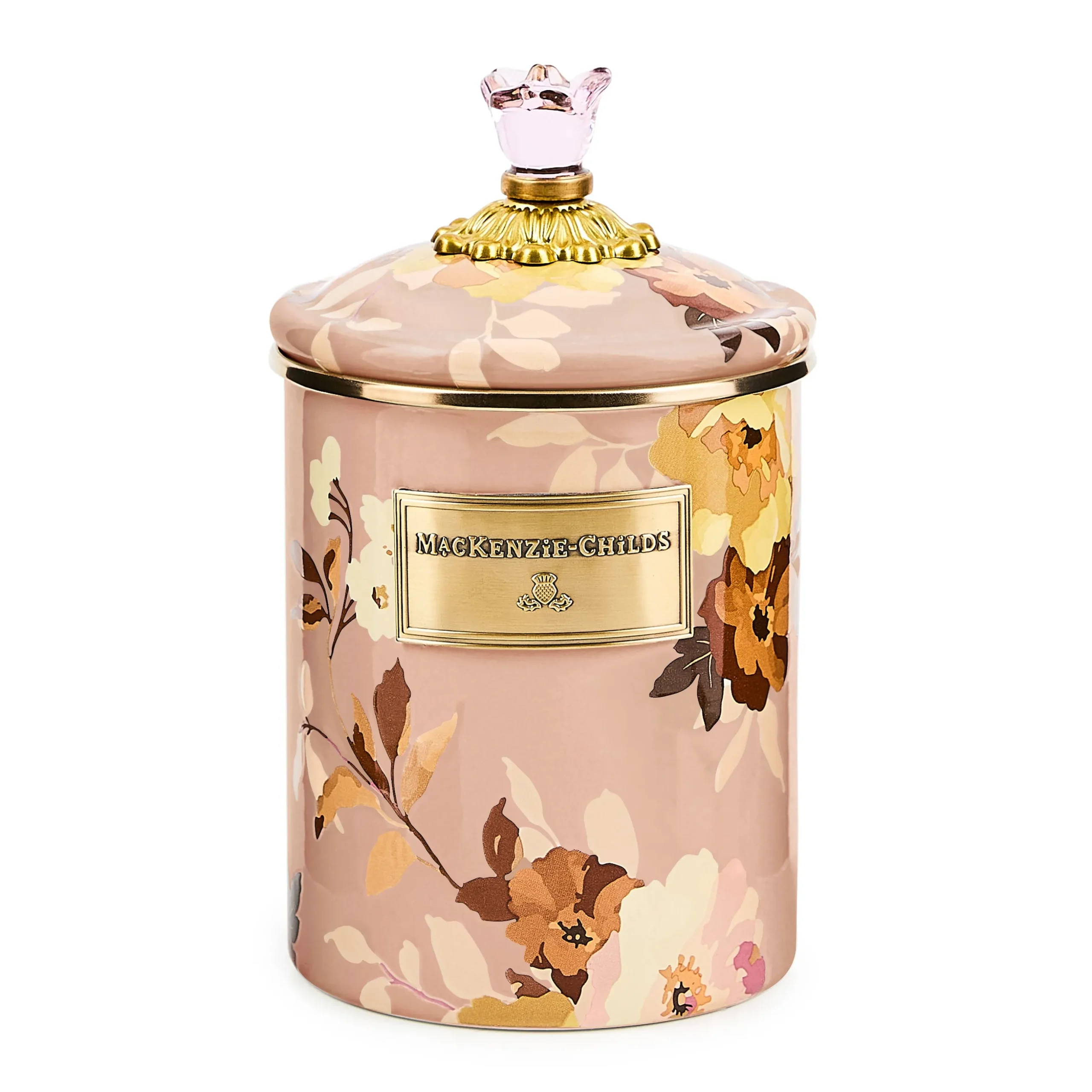 Wild Rose Mauve Medium Canister