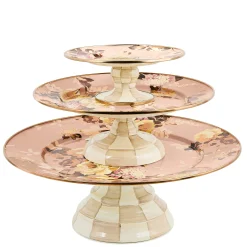 Wild Rose Mauve Mini Pedestal Platter