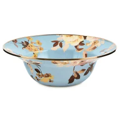 Wild Rose Slate Serving Bowl