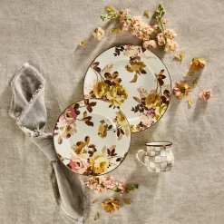 Wild Rose White Charger/Plate