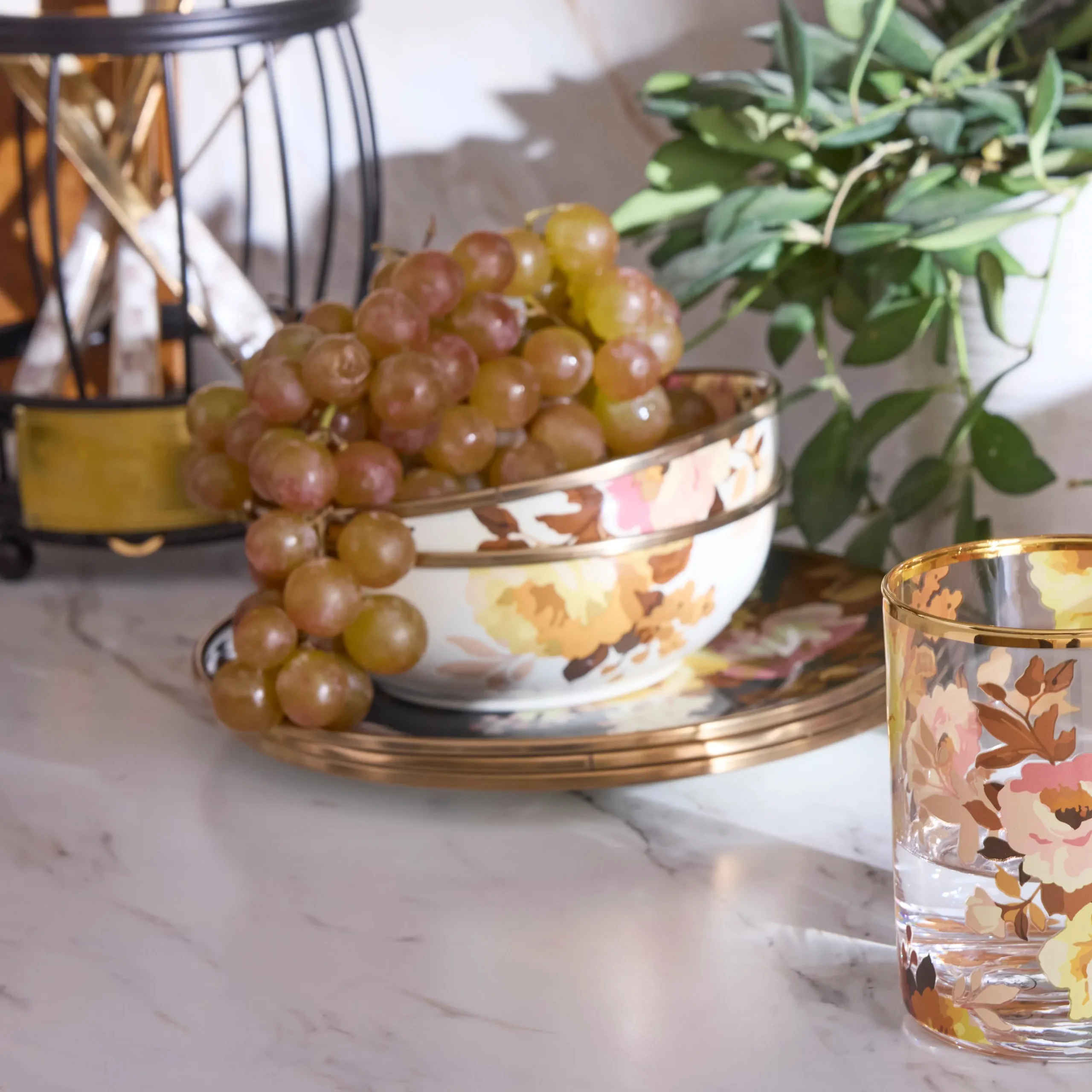 Wild Rose White Everyday Bowl