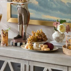 Wild Rose White Mini Pedestal Platter