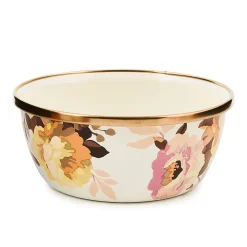 Wild Rose White Pinch Bowl