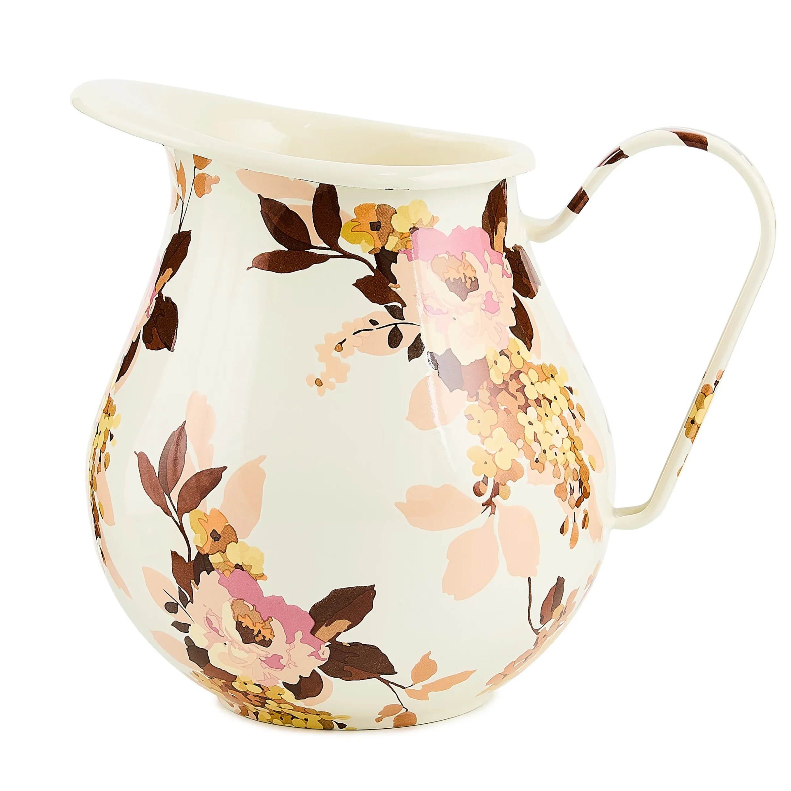 Wild Rose White Pitcher