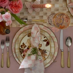 Wild Rose White Salad Plate