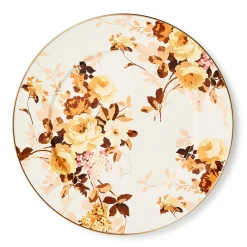 Wild Rose White Serving Platter