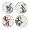 Wonderland Plates, Set of 4