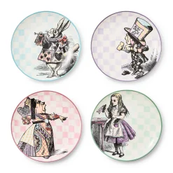 Wonderland Plates, Set of 4