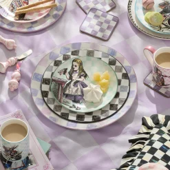 Wonderland Plates, Set of 4