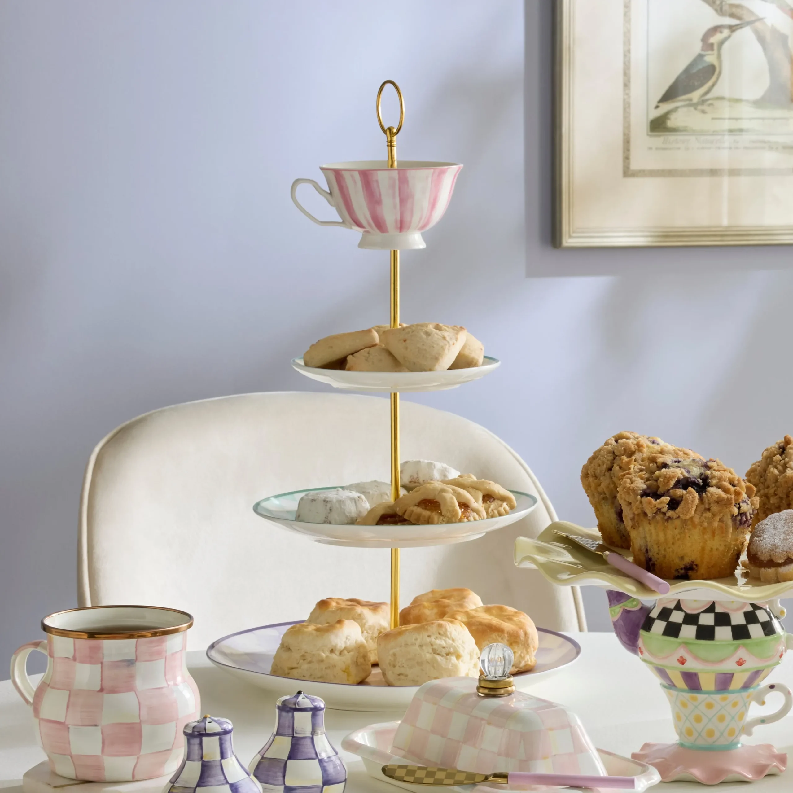 Wonderland Three Tier Sweet Stand